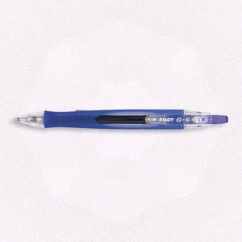 Ручка гелевая PILOT автомат., синяя, 0,5мм, BL-G6-5, Япония