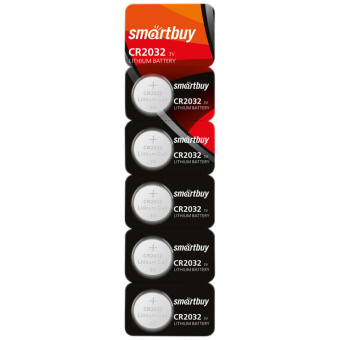 Батарейка SmartBuy CR2032 литиевая, 1шт.