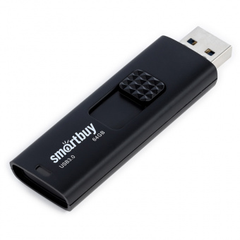 Флэш-драйв 64GB Smart Buy "Fashion" , USB 3.0 Flash Drive, черный SB064GB3FSK 