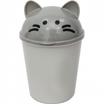 Контейнер для мусора, хранения "deVENTE. Ghost Meow" настольный пластиковый 17x11,5x8 см 4104571