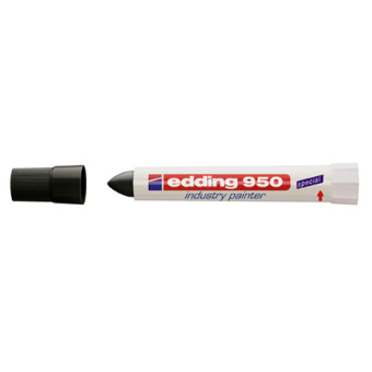 Маркер для промышленной графики 10мм черный EDDING E-950/1, Германия