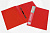Папка скоросшиватель с пружинным механизмом, красная, F612