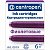 Чернила CENTROPEN в патронах, фиолетовые, 6 шт/уп.