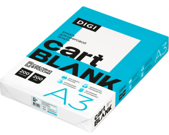 Бумага для полноцв печати А3, 200гр, Cartblank Digi, 200л