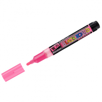 Маркер меловой MunHwa "Black Board Marker" розовый, 3мм, водная основа 260040