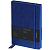 Блокнот ежедневник А5, 136л., кожзам, Berlingo "Western", с резинкой, синий 85502