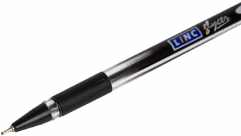 Ручка шариковая Linc Glycer, черная 0,7мм , грип , 1300RF/black