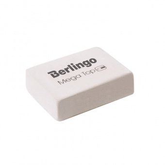Ластик Berlingo "Мега Топ", прямоугольный, натуральный каучук, 32*18*8мм/00012