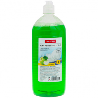 Хоз Средство для посуды OfficeClean Яблоко/Лимон, 1л,230188