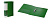 Папка на 2-х кольцах Berlingo пласт. 40мм, с карманом, зеленая А4, Standart, ABp_24104