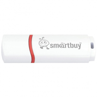 Флэш-драйв 32 Гб, USB2.0, Smart Buy "Crown" белый 218761
