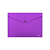 Папка конверт пласт. с кнопкой, А4, непрозрачная 160 мкм, ErichKrause ,фиолетовый 51235