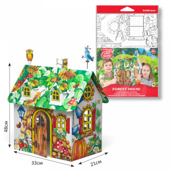 Раскраска-Конструктор игровой ErichKrause Forest House 54380