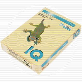 Бумага "IQ COLOR", 160 г/кв.м, А4 (250л), 66BE - ванильно-бежевый