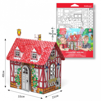 Раскраска-Конструктор игровой ErichKrause Country House 54381