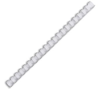 Пружины пластиковые 16 мм, для переплетной техники (100шт) белые