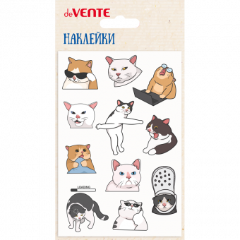 Набор наклеек Meme cat 100х150мм 8002471